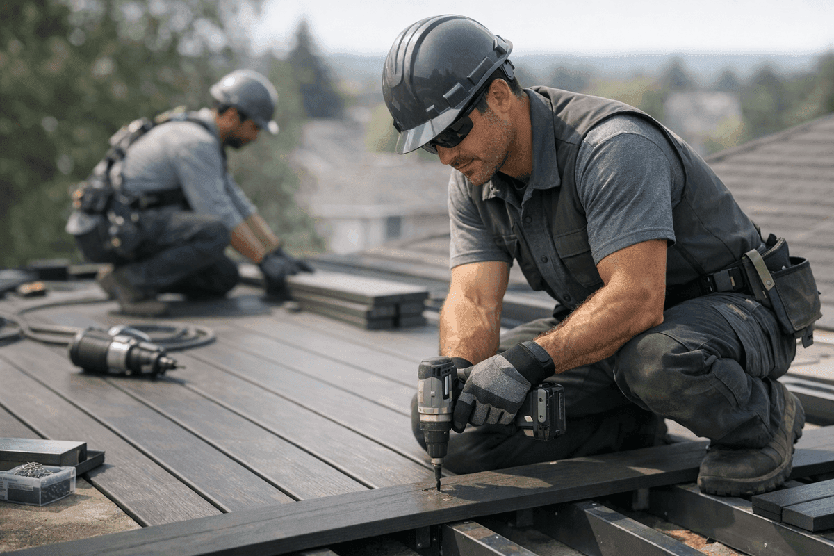 Decking service by Glenmore Roofing