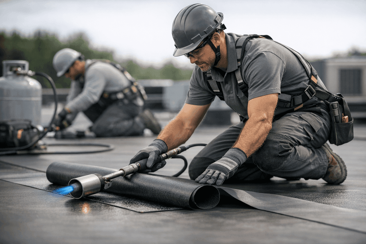 EPDM Roofing service by Glenmore Roofing