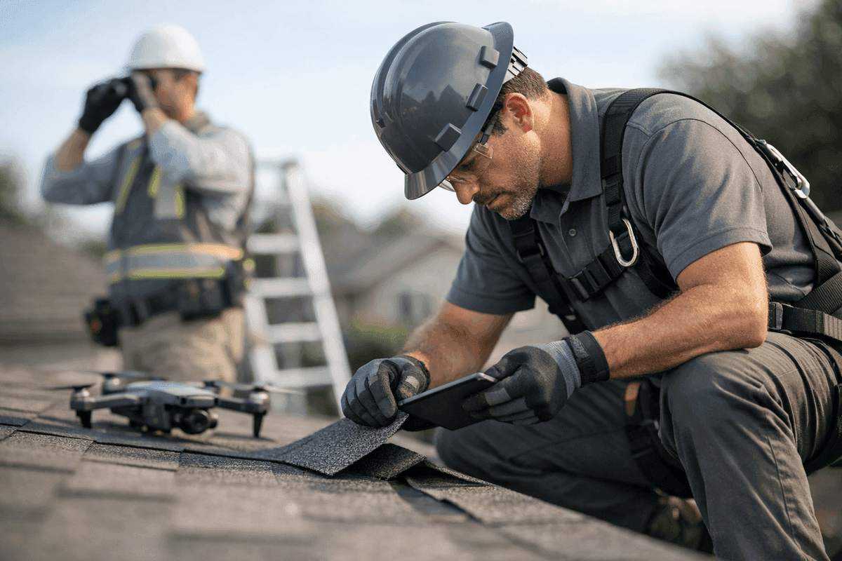 Inspections service by Glenmore Roofing