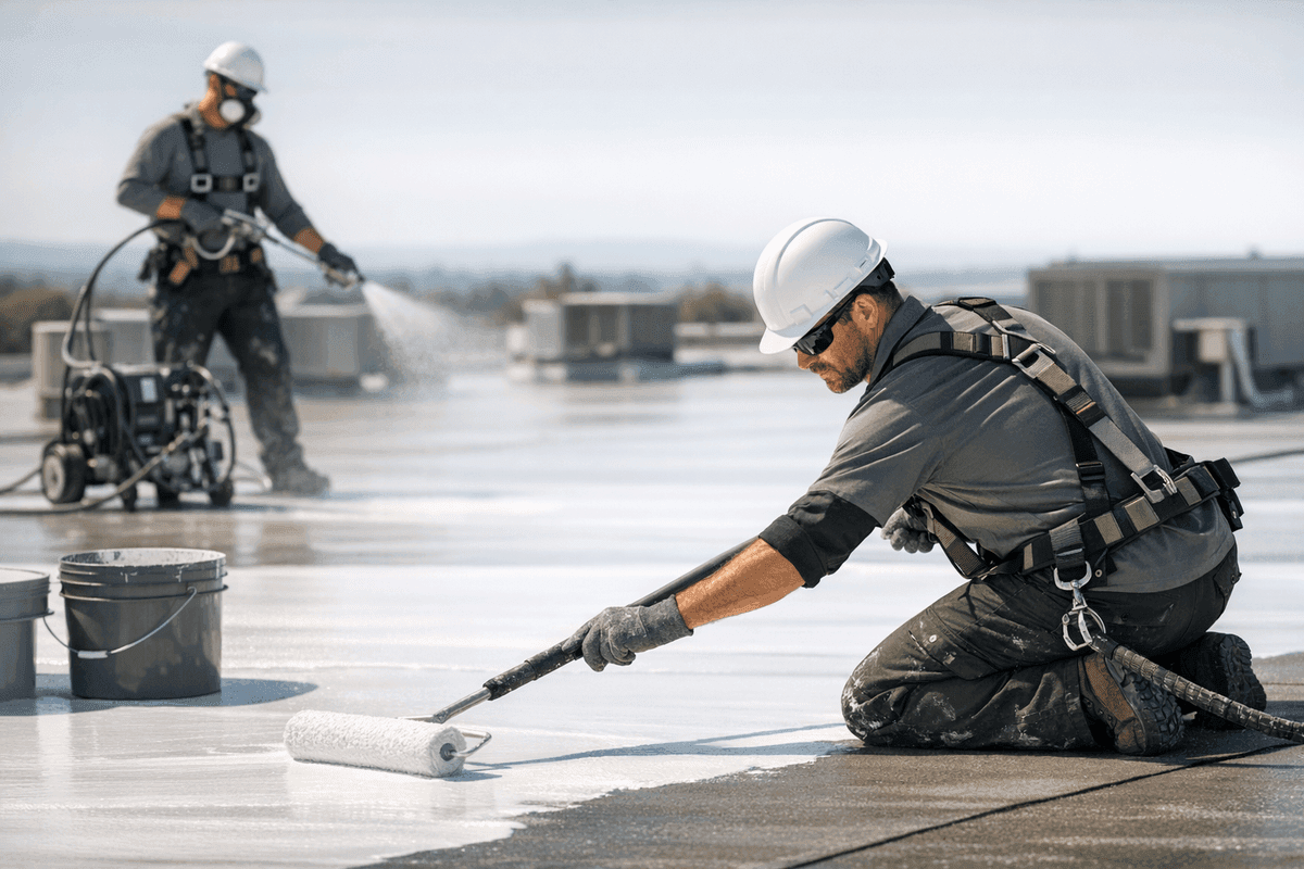 Roof Coatings (Large Scale) service by Glenmore Roofing