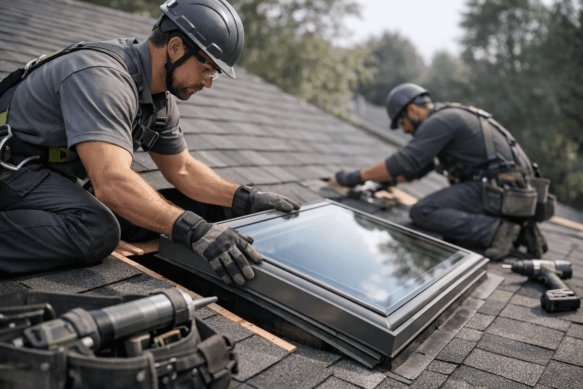 Skylight Installation service by Glenmore Roofing