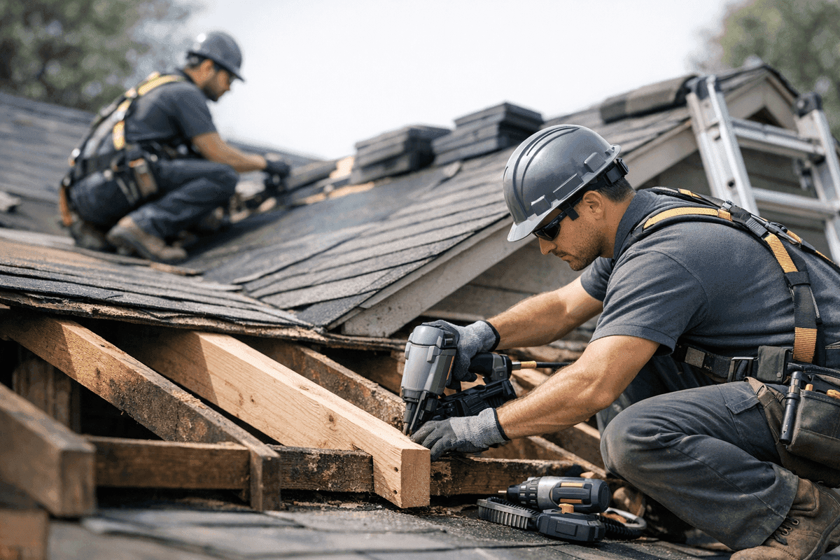 Structural Repair service by Glenmore Roofing