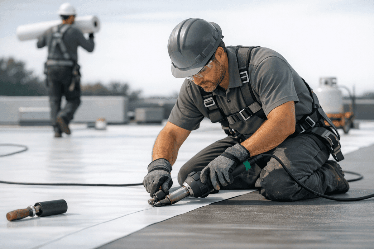 TPO Roofing service by Glenmore Roofing