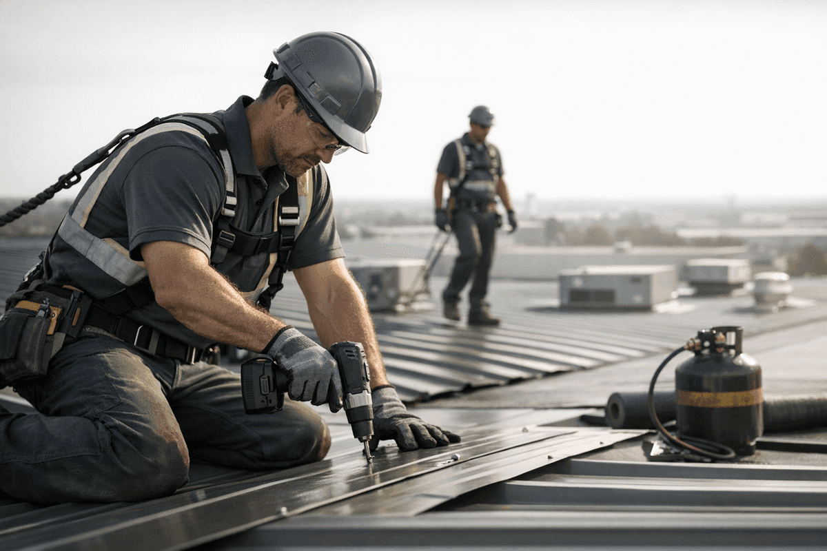 Warehouse Roofing service by Glenmore Roofing